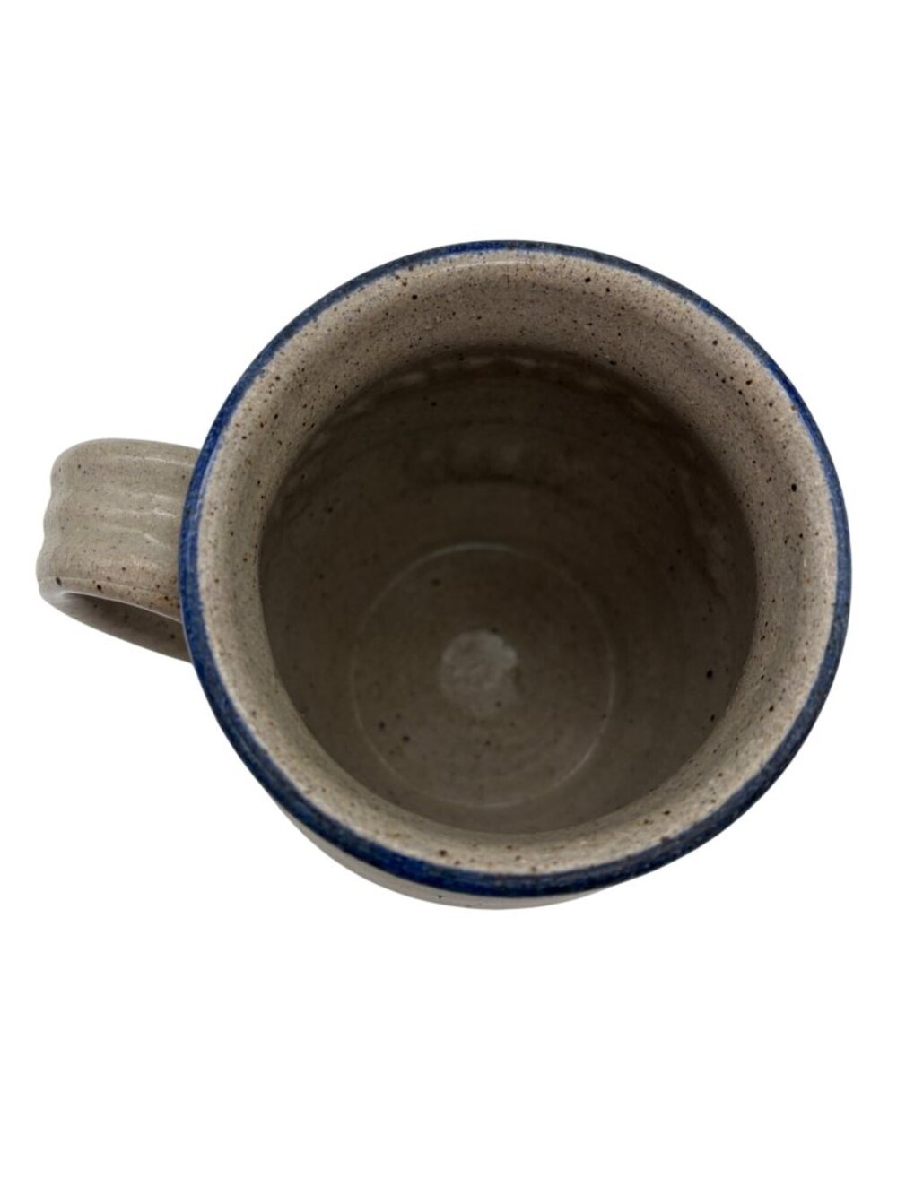 1995 Studio Pottery Westminster Massachusetts Stoneware Mug Blue Decor Handmade - Picture 6 of 6